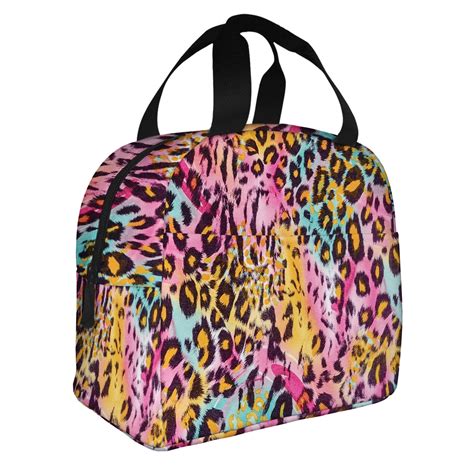 leopard print lunch box